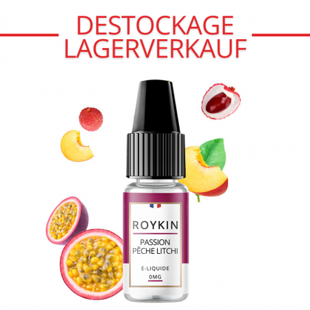 LAGERVERKAUF : Maracuja Pfirsich Litschi - Roykin | 10 ml - 0 mg