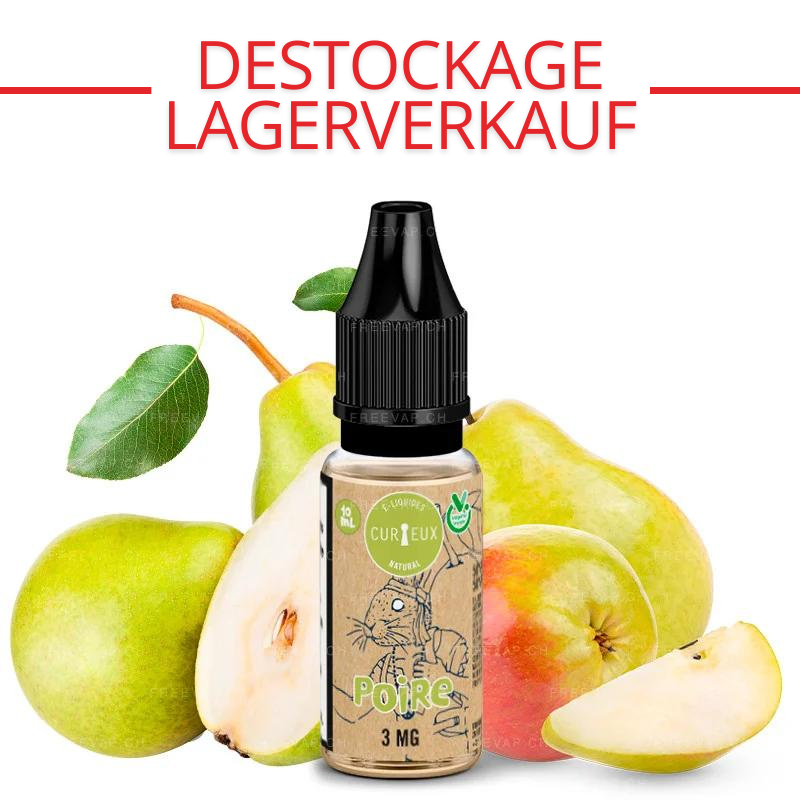 DESTOCKAGE : Natural Poire - Édition Natural by Curieux | 10ml - 16 mg