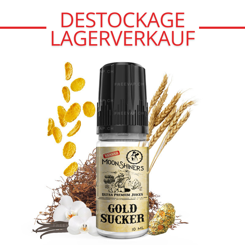 CLEARANCE : Gold Sucker - Moonshiners | 10ml - 6 mg