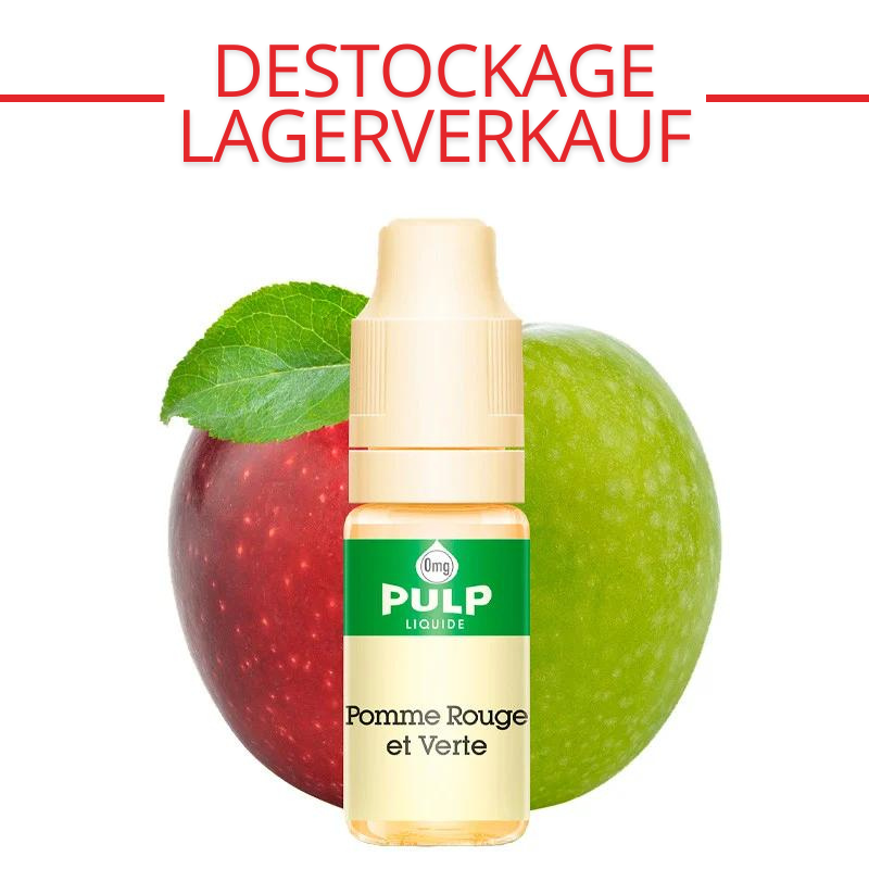 DESTOCKAGE : Pomme Rouge et Verte - Pulp | 10ml - 18 mg