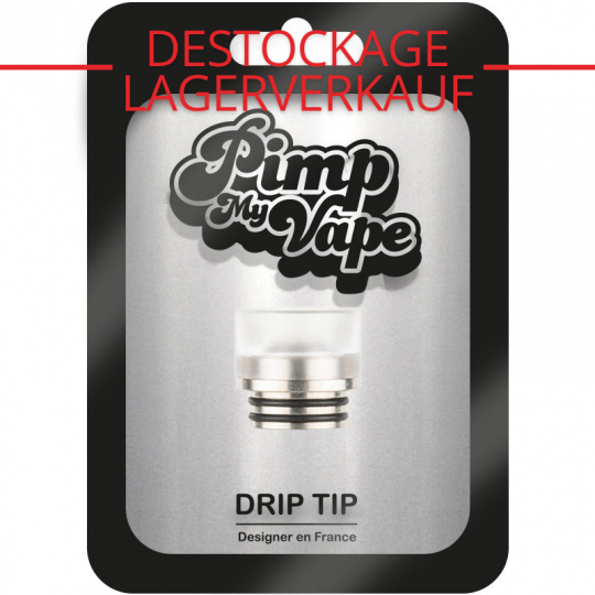 LAGERVERKAUF : Drip Tip 810 PVM0025 - Pimp My Vape - Durchsichtig