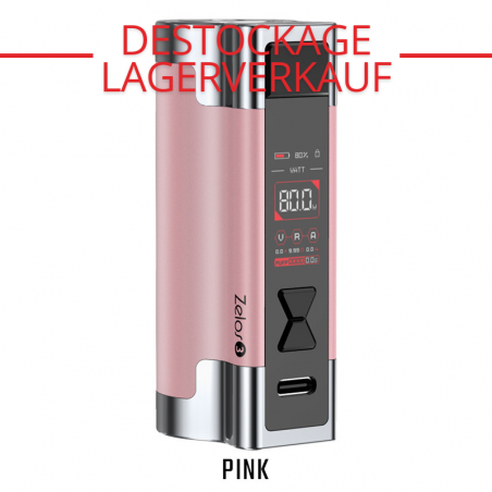 LAGERVERKAUF : Akkuträger Zelos 3 - Aspire - Rosa