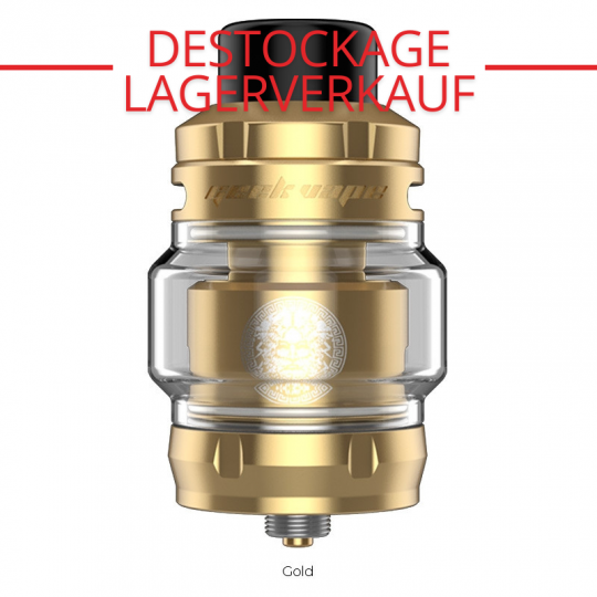 LAGERVERKAUF : Verdampfer Z Max subohm - Geek Vape - Gold