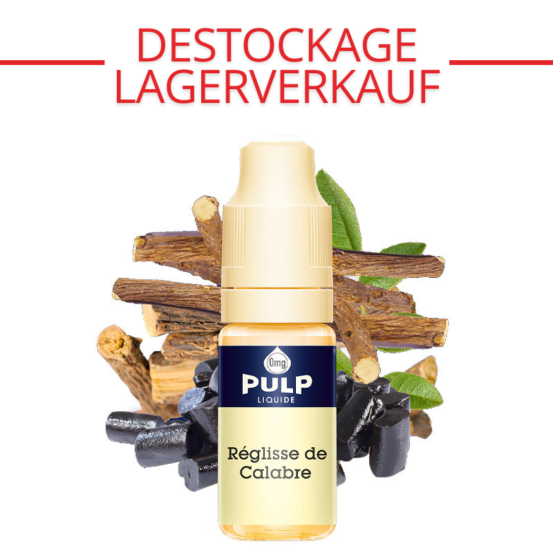 LAGERVERKAUF : Kalabrisches Lakritz - Pulp | 10ml - 12 mg