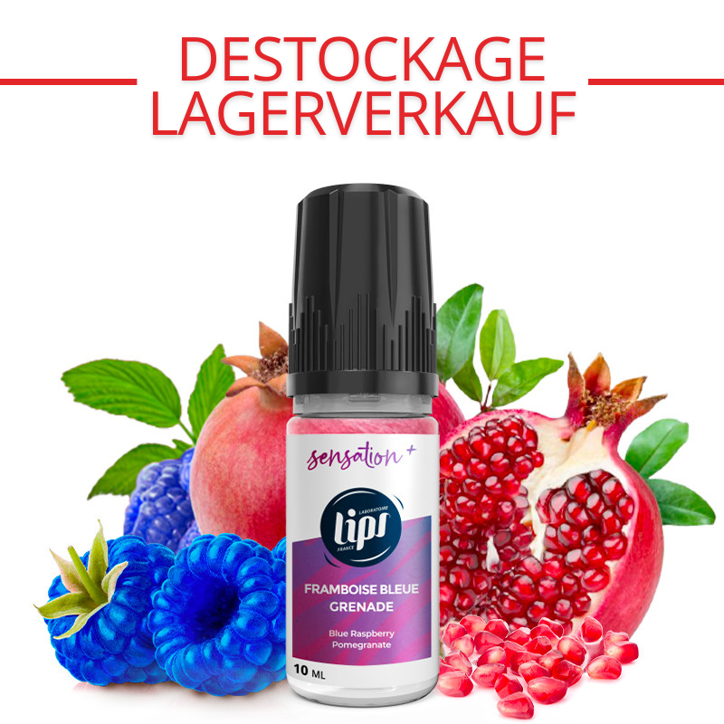 DESTOCKAGE : Framboise bleue Grenade - Sensation By Le French Liquide | 10ml - 12 mg