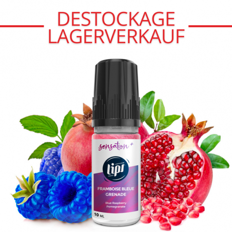 Blaue Himbeere Granatapfel 12mg 10ml - Sensation By Le French Liquide