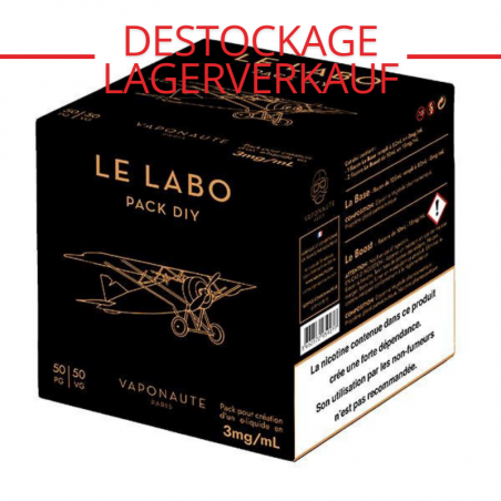 Pack DIY Le Labo (50%PG / 50%VG) 3mg 120ml - Vaponaute