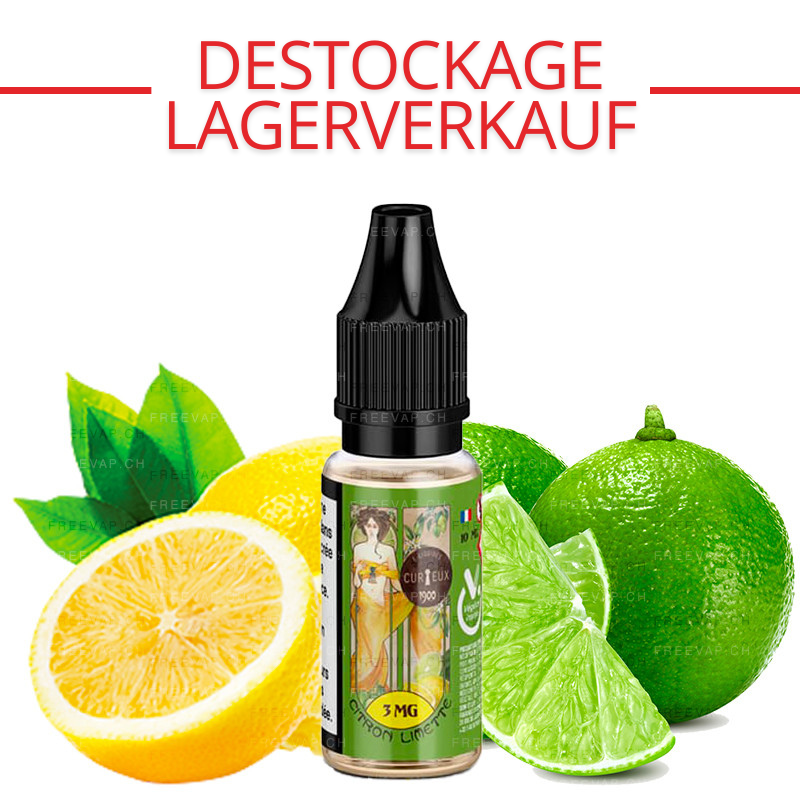 CLEARANCE : Lemon Limette - Édition 1900 By Curieux | 10ml - 0 mg