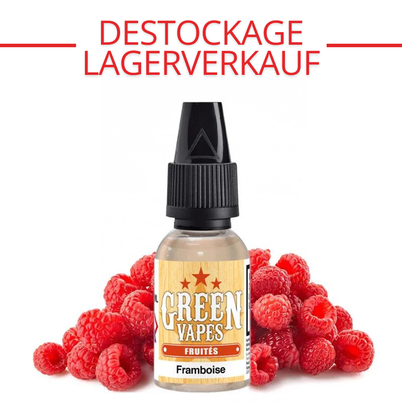 CLEARANCE : Raspberry - Green Vapes | 10ML - 3 mg