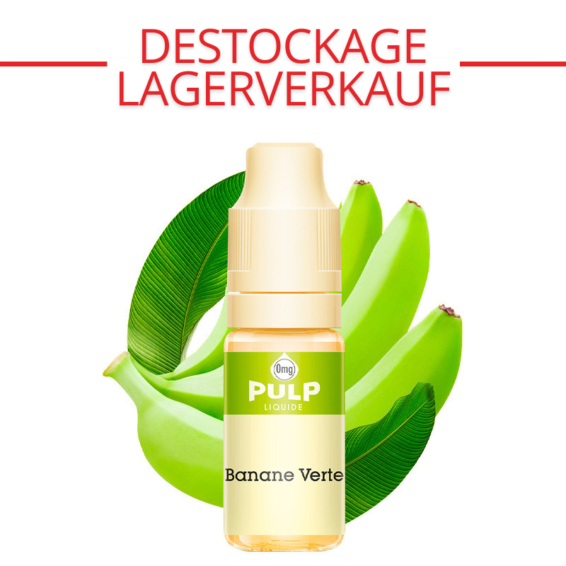 DESTOCKAGE : Banane verte - Pulp | 10ml - 6 mg