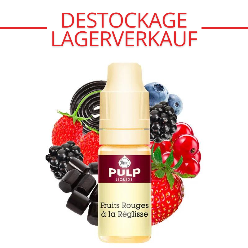 DESTOCKAGE : Fruits Rouges à la Réglisse - Pulp | 10ml - 18 mg