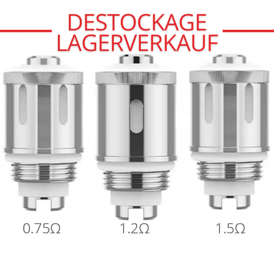 LAGERVERKAUF : Verdampferköpfe GS Air - Eleaf | 5er Pack - 1.2 Ohm