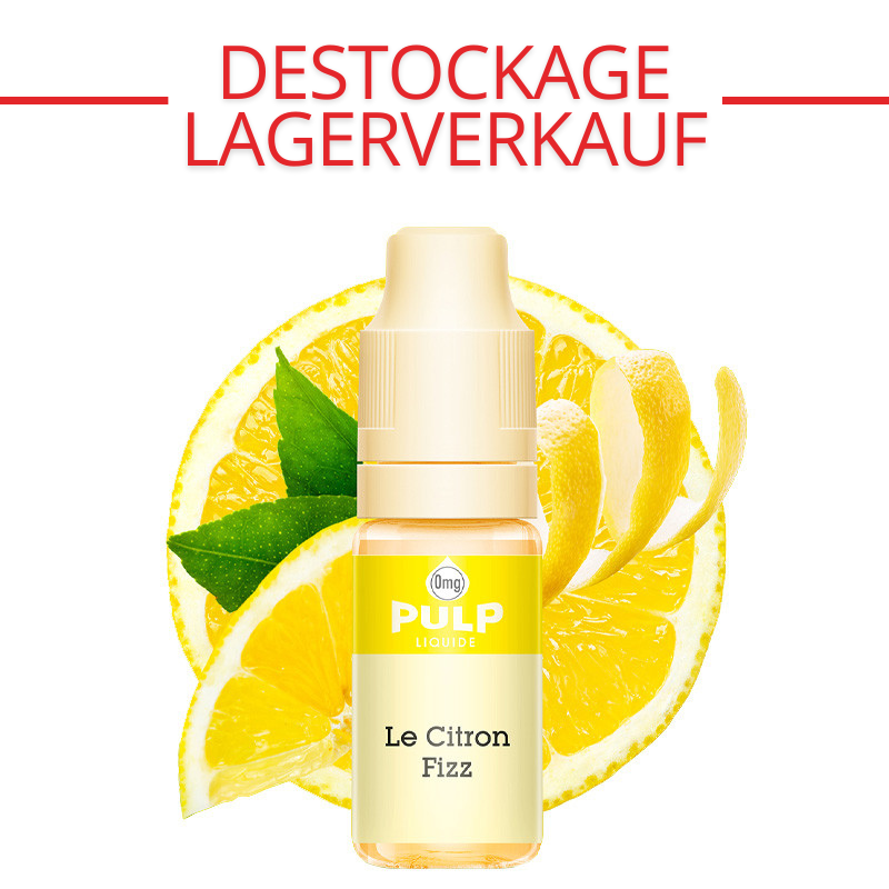 LAGERVERKAUF : Citron Fizz - Pulp | 10ml - 0 mg