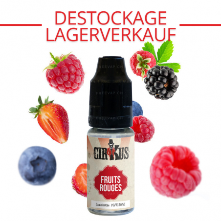 Fruits Rouges 0mg 10ml - CirKus Authentic