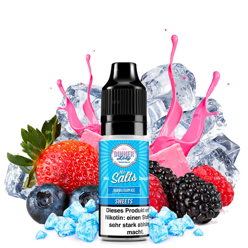 Bubblegum Ice - Nikotin Salze - Dinner Lady | 10 ml