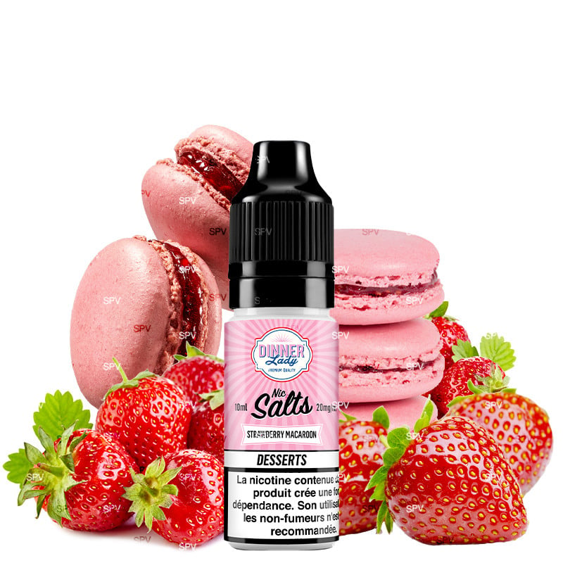 Strawberry Macaroon - Nicotinsalt - Dinner Lady | 10ml