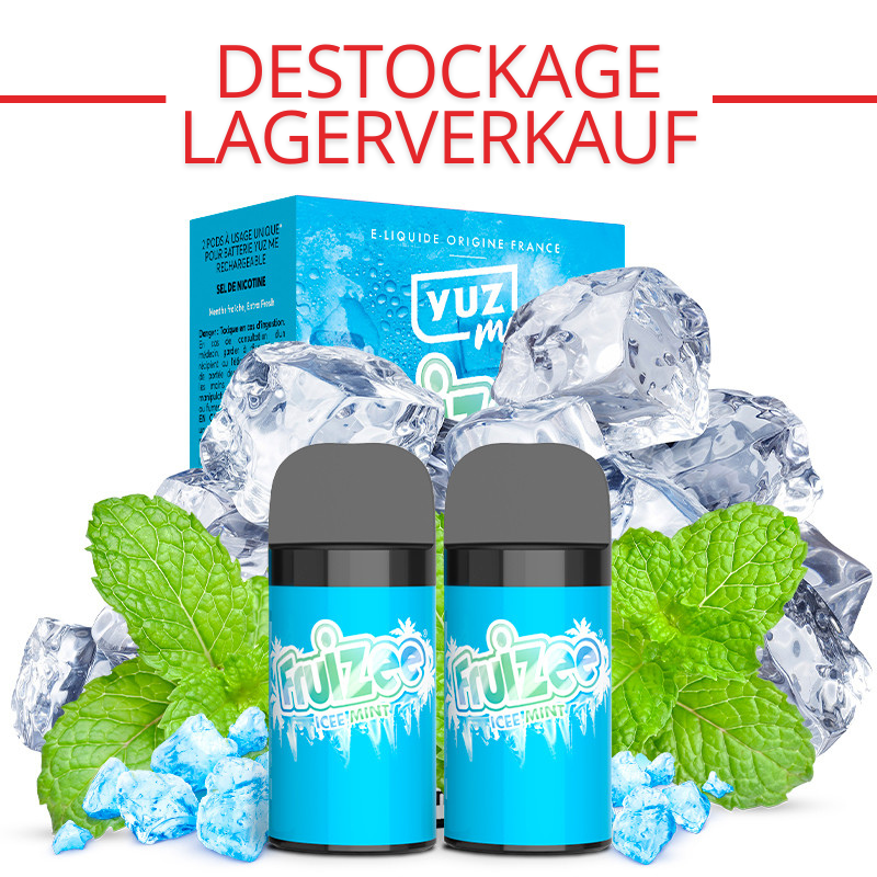 CLEARANCE : Yuz Me Cartridges - Icee Mint - Yuz by Eliquid France | x2 Pack - 0 mg