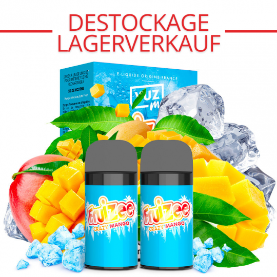 Cartouches Yuz Me - Crazy Mango 0mg x2 - Eliquid France