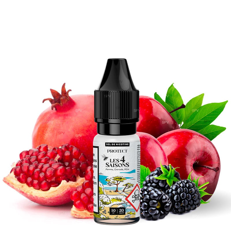 Pomme Grenade Mûre (Sels de nicotine) - Été - Les 4 Saisons by Protect