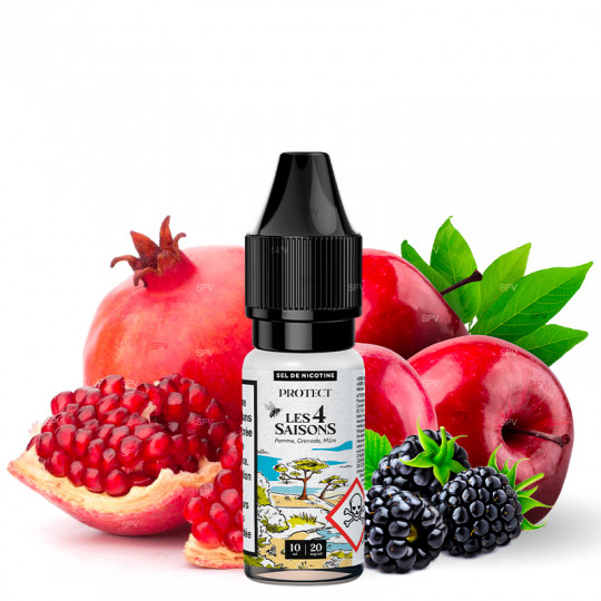 Apfel Granatapfel Brombeere (Nikotinsalze) - Sommer - Les 4 Saisons by Protect | 10ml