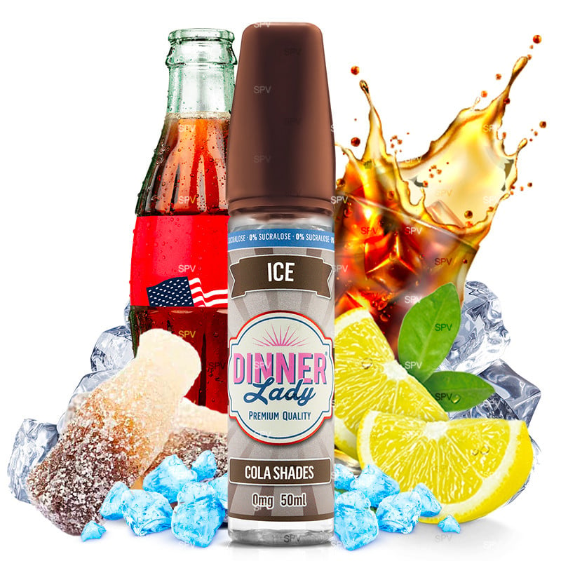 E-liquid Cola Shades Ice - Shortfill format - Dinner Lady