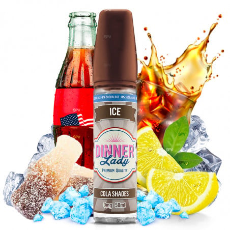 Cola Shades Ice - Shortfill format - Dinner Lady | 50ml