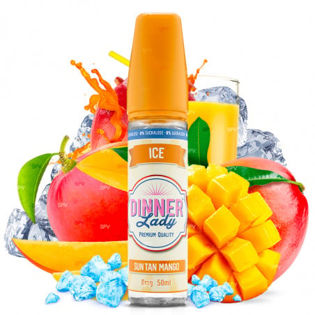 Sun Tango Mango Ice - Shortfill Format - Dinner Lady | 50ml