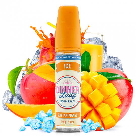 Sun Tango Mango Ice - Shortfill Format - Dinner Lady | 50ml