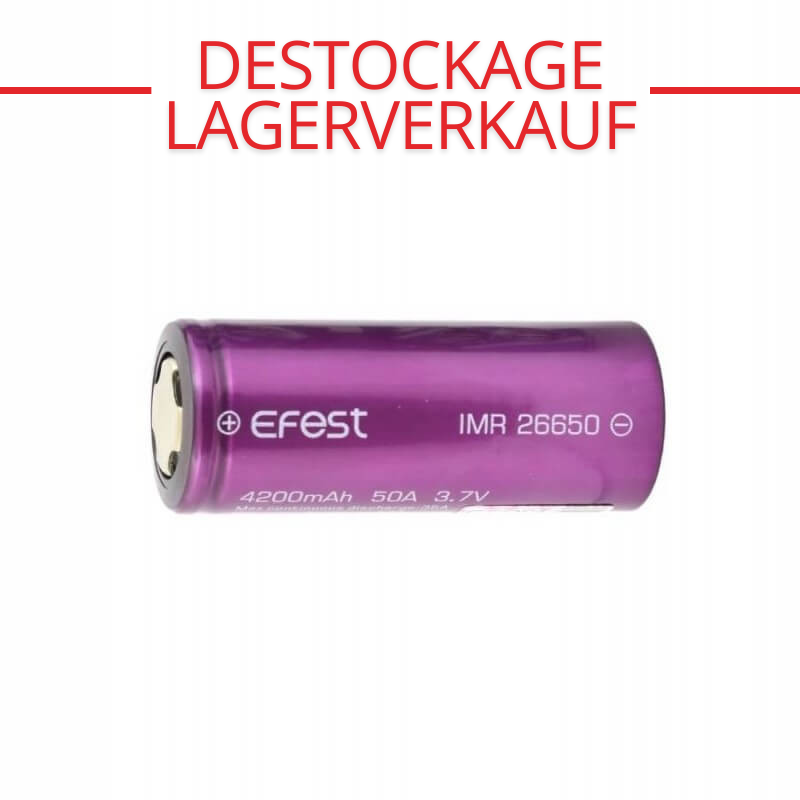 Battery 26650 - 4200 mah 50A - Efest