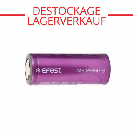 Accu 26650 - 4200 mah 50A - Efest