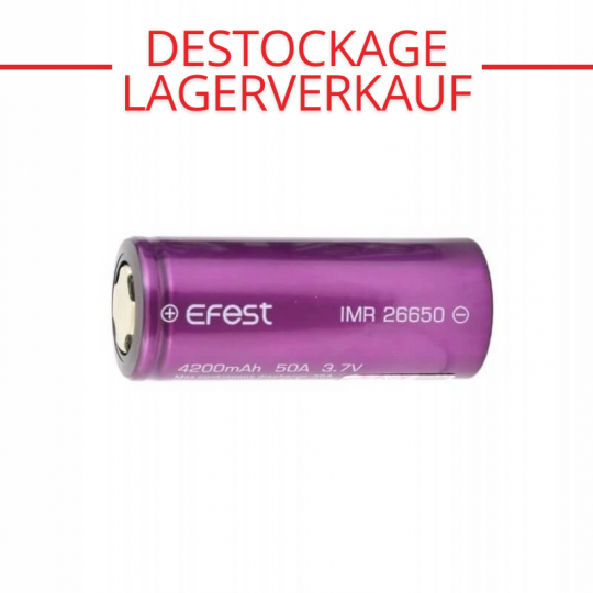 26650er Akku - 4200 mAh 50A - Efest