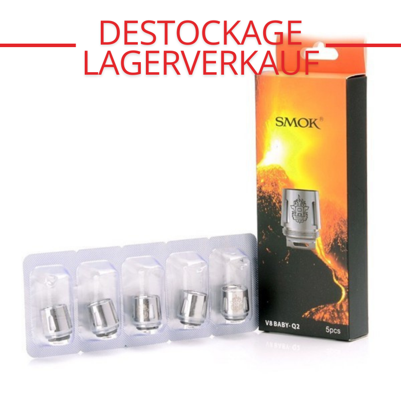 Résistances TFV8 Baby - Smok | Pack x 5