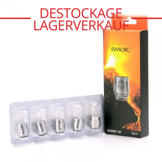 Verdampferköpfe TFV8 Baby - Smok | 5er-Pack