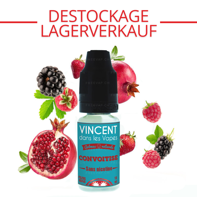 E-liquid Convoitise ( Rote Früchte, Granatapfel) - Natürliches Aroma Vincent dans les Vapes | 10 ml