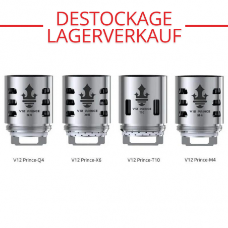 Verdampferköpfe TFV12 Prince - Smok |  3er-Pack