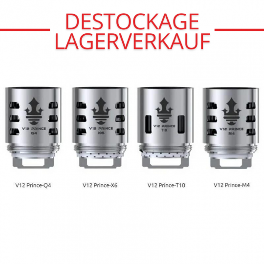 Verdampferköpfe TFV12 Prince - Smok |  3er-Pack