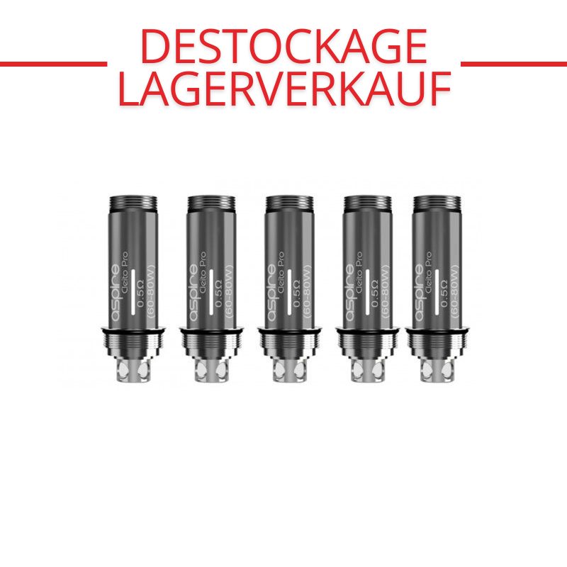 Verdampferköpfe Cleito Pro - Aspire | 5er Pack