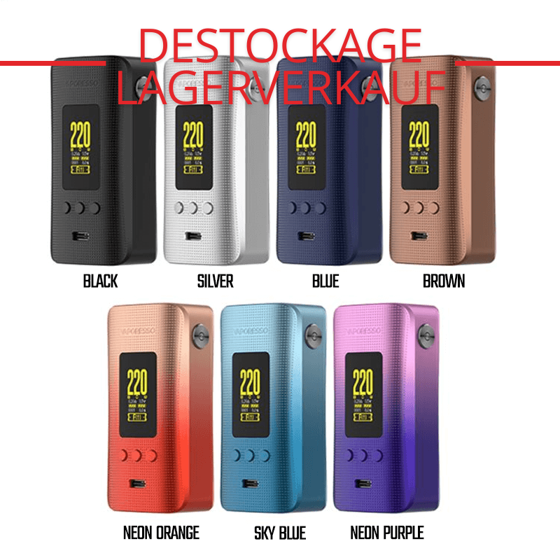 Box Gen 200 Vaporesso Neue Farben | 220W Doppelter 18650er Akku