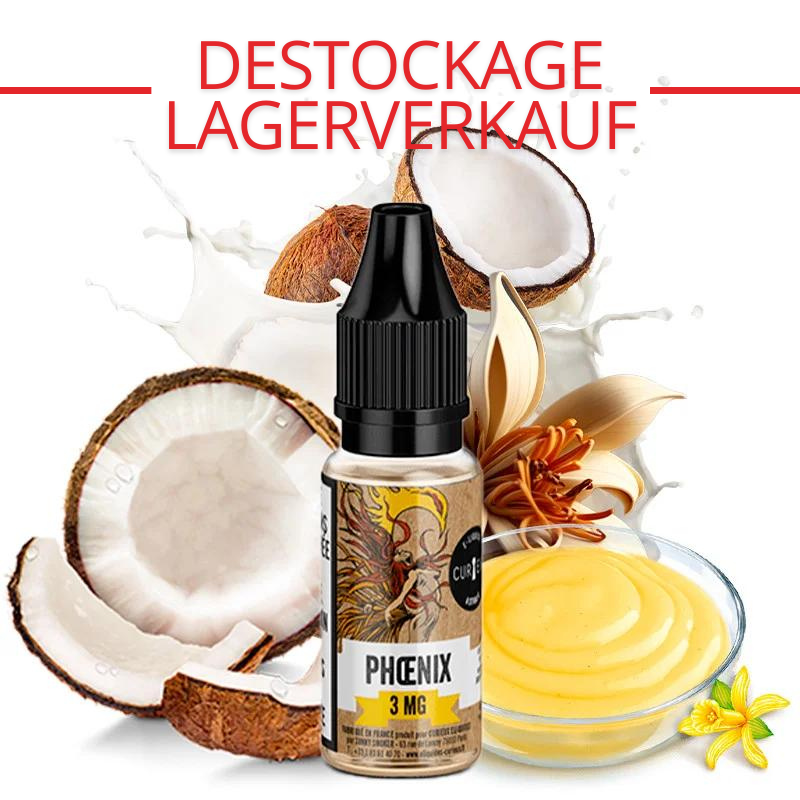 E-Liquid Phoenix (Kokos-Vanille-Creme) Édition Astrale by Curieux 10ml