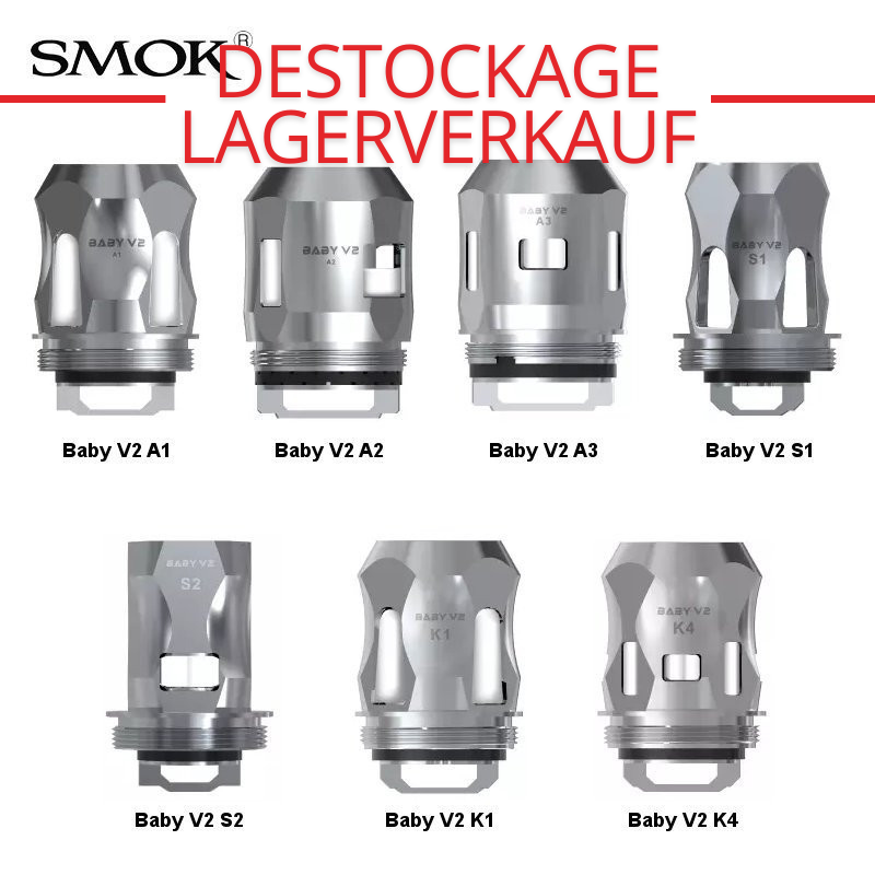 Verdampferköpfe Baby V2 - Smok | 3er-Pack