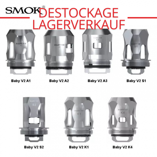 Résistances Baby V2 - Smok | Pack x3