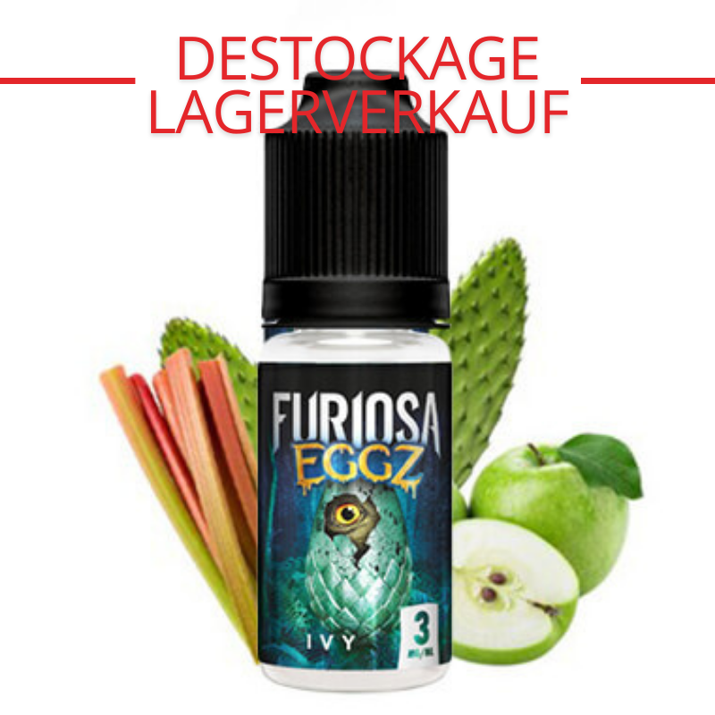 E-liquid Ivy (rhubarb, green apple, cactus) - Eggz 10 ml