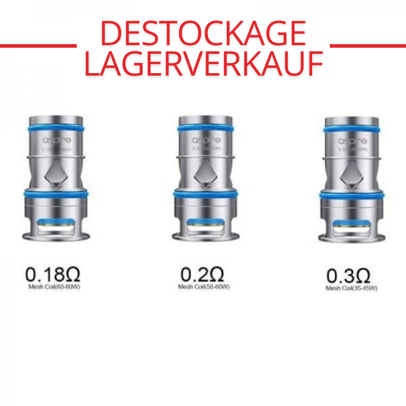 Verdampferköpfe Odan Mesh - Aspire - Deklinationen