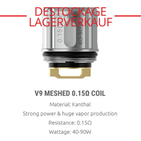 Verdampferköpfe TFV9 0.15 Ohm - Smok | 5er-Pack