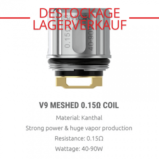 Verdampferköpfe TFV9 0.15 Ohm - Smok | 5er-Pack