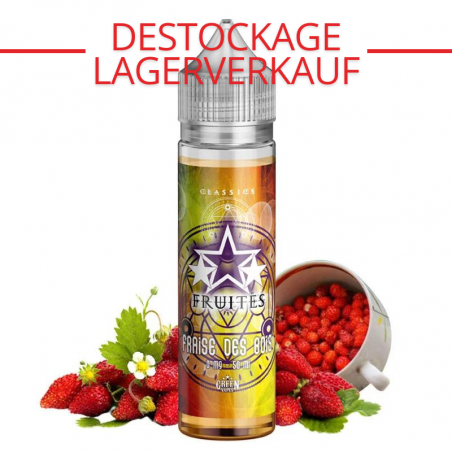 E-liquide Fraise des bois - Shortfill format - Classics by Green Vapes | 50ml