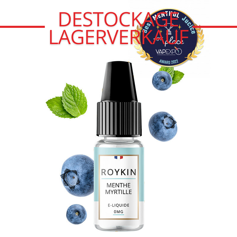 E-Liquid Minze Heidelbeere - Roykin | 10 ml