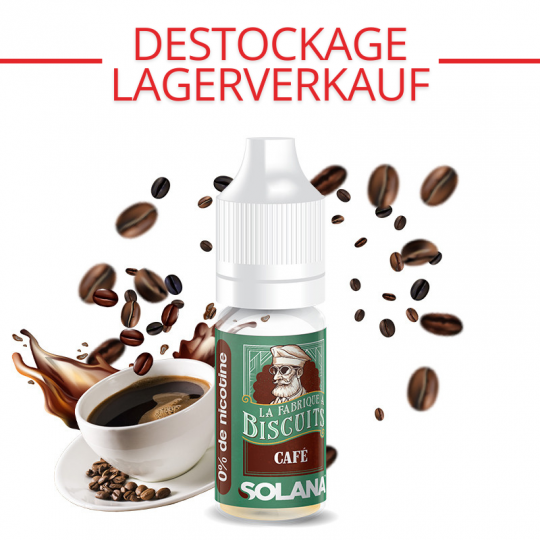 E-Liquid Kaffee - La Fabrique à Biscuits by Solana | 10ml