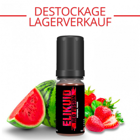 Red Fusion (Wassermelone, Honigmelone & Erdbeere) - Elikuid by O'Jlab | 10ml