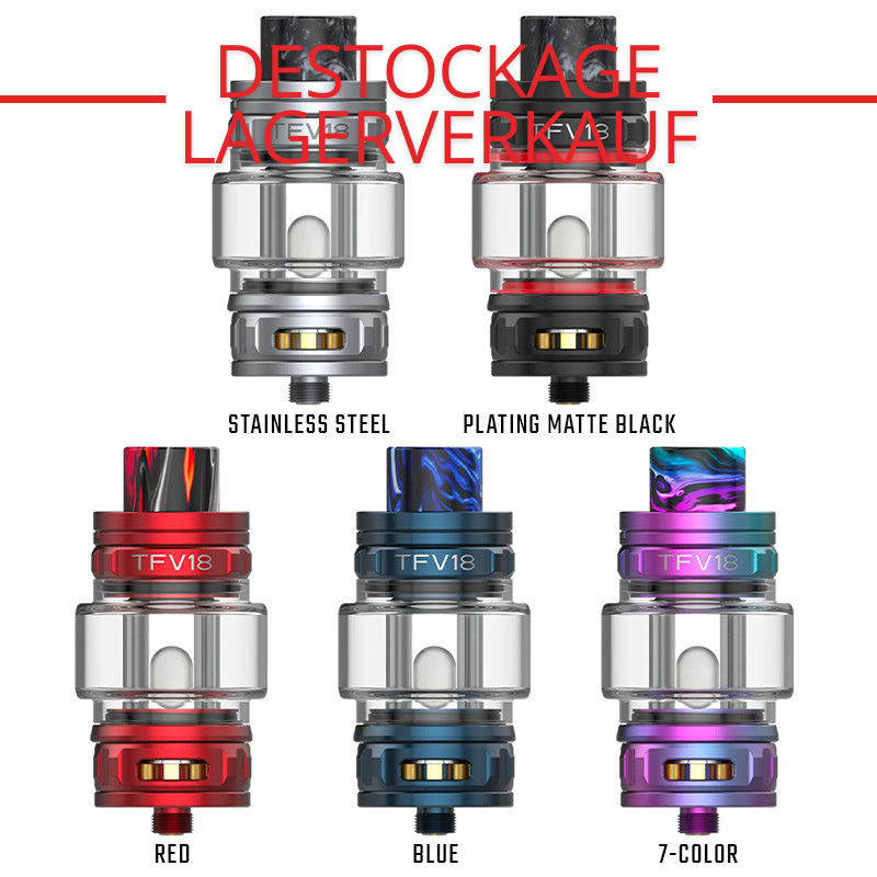 Clearomiser Smok TFV18 - All colors